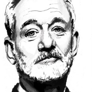 Bill Murray Stencil