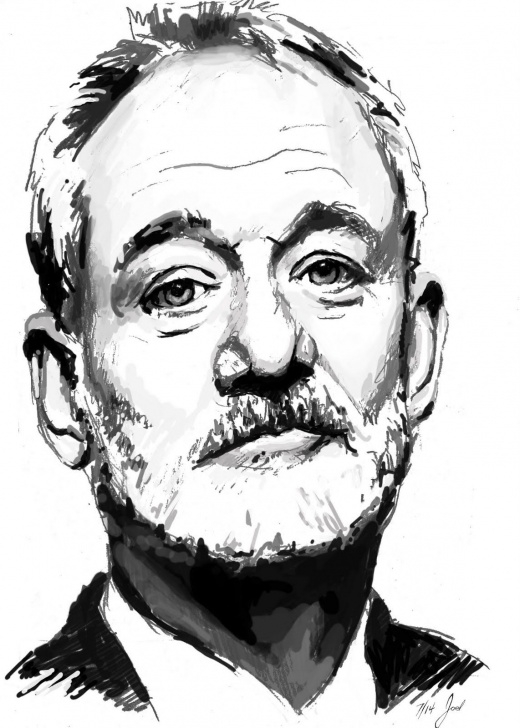 Remarkable Bill Murray Stencil for Beginners Bill Murray | Artists | Bill Murray, Art, Drawings Picture