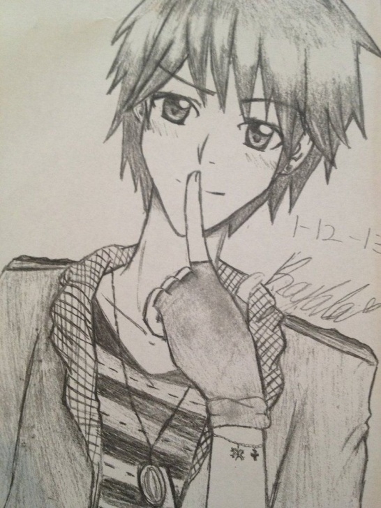 Remarkable Boy Sketches In Pencil Lessons Anime Boy Drawing, Pencil, Sketch, Colorful, Realistic Art Images Pictures