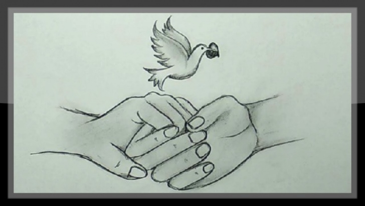 Remarkable Cute Pencil Drawings Tutorial Cute Drawings - Pencil Drawing A Beautiful Valentine Picture Picture