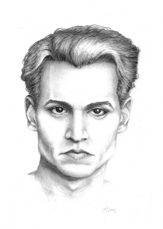 Remarkable Johnny Depp Sketch Ideas Johnny Depp Drawing, Pencil, Sketch, Colorful, Realistic Art Images Picture