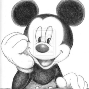 Mickey Mouse Drawings In Pencil