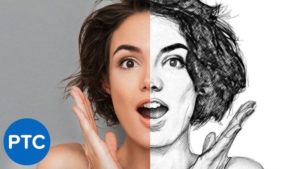 Remarkable Pencil Drawing Photoshop Easy Pencil Drawing From A Photo In Photoshop Pic