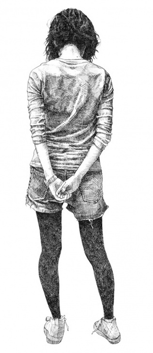 Remarkable Pencil Sketch Of A Girl Standing Free Girl Standing Drawing At Paintingvalley | Explore Collection Of Pics