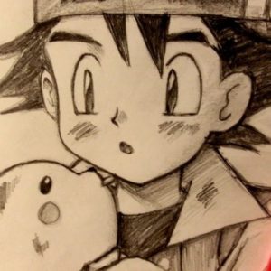 Pokemon Pencil Drawing