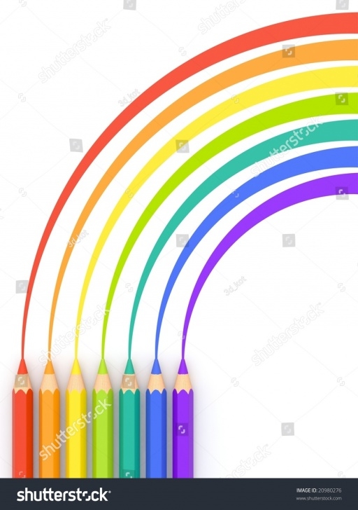 Remarkable Rainbow Pencil Drawing Techniques Colored Pencils Drawing Rainbow Stock Illustration 20980276 Pictures