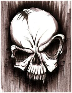 Remarkable Skull Pencil Drawings Ideas Awesome Pencil Drawings Of Skulls | Skull Sketch By Hardart-Kustoms Pictures
