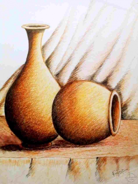 Remarkable Still Life Drawing In Colour Pencil Simple Drawing Colored Pencil Color Pencil Techniquerhdesigntutspluscom Image