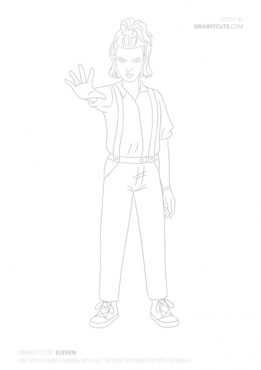 Remarkable Stranger Things Drawing Easy Tutorials How To Draw Eleven | Stranger Things 3 - Draw It Cute Photos
