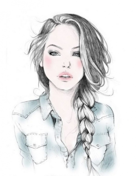 Stunning Beautiful Girl Sketch Tutorials Beautiful Girl Drawing Pictures Beautiful Girl Sketch Tumblr Drawing Image