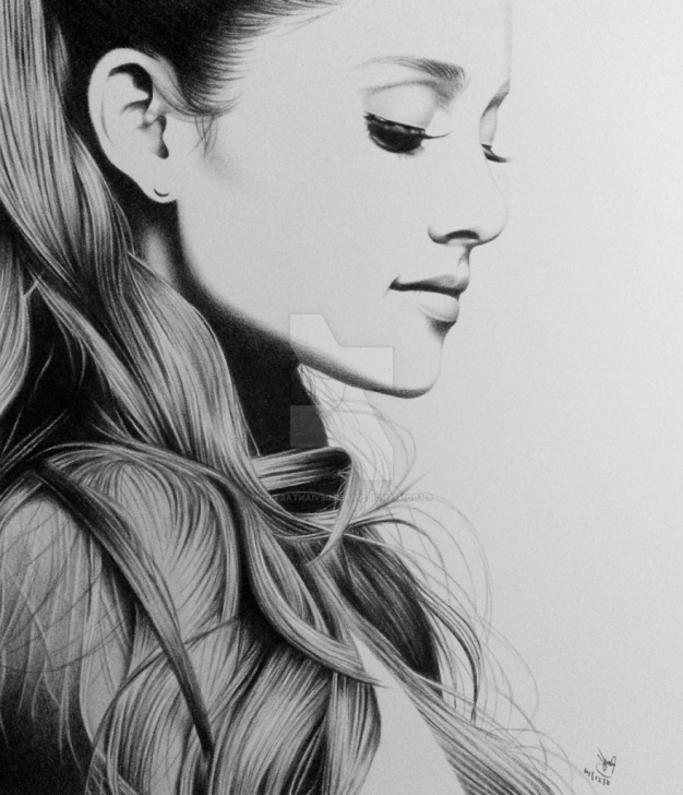 Stunning Beautiful Girl Sketch Tutorials Cute Girl Sketch Images At Paintingvalley | Explore Collection Image