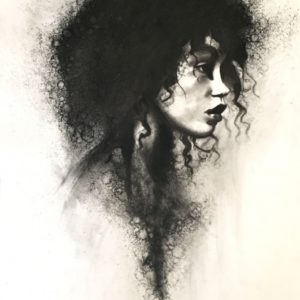 Black Charcoal Drawings