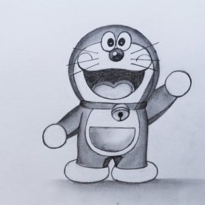 Doraemon Pencil Sketch