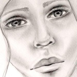 Face Pencil Drawing