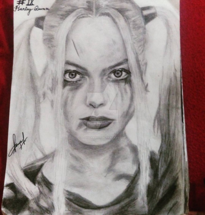 Stunning Harley Quinn Pencil Drawing for Beginners Harley Quinn(Suicide Squad) Pencil Sketch. By D-Divyansh10 On Deviantart Pic