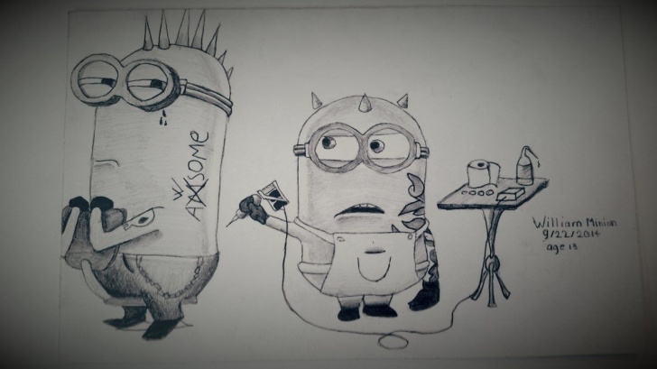 Stunning Minion Pencil Sketch Courses Minion Sketches | Minions Pencil Drawing By Dubz002 On Deviantart Picture