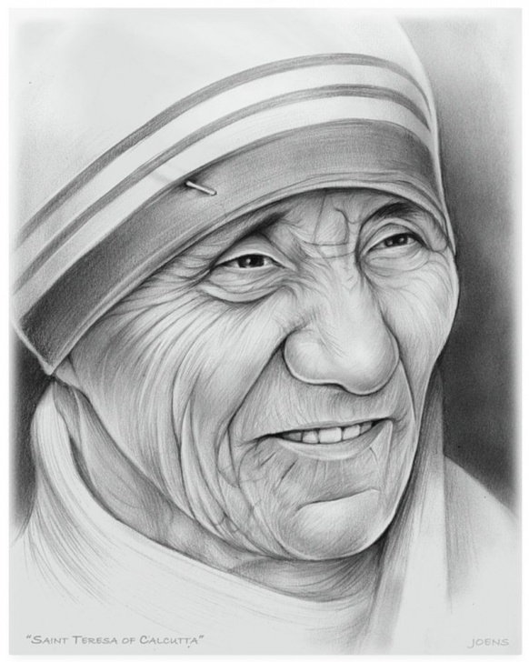 Stunning Mother Teresa Pencil Sketch Lessons Mother Teresa By Gregchapin.deviantart On @deviantart | Girl Pic