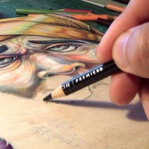 Pencil Drawing On Wood