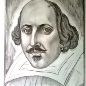 Pencil Sketch Of William Shakespeare