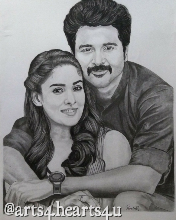 Stunning Sivakarthikeyan Pencil Drawing Techniques Velaikaran #sivakarthikeyan #nayanthra | Pencil Sketching In 2019 Pictures