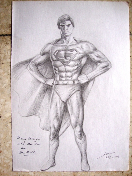 Stunning Superman Pencil Sketch Techniques Superman Drawing In Pencil At Paintingvalley | Explore Photos