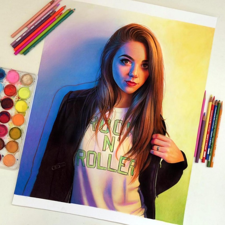 The Best Amazing Colored Pencil Drawings Lessons 22-Year-Old Artist Creates Hyper-Realistic Pencil Drawings Bursting Images