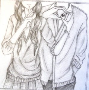 The Best Anime Couples Drawings In Pencil Free Couple Drawing Anime Photos: Easy Anime Couples Drawings In Pencil Photo