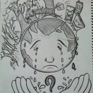 Global Warming Pencil Sketches