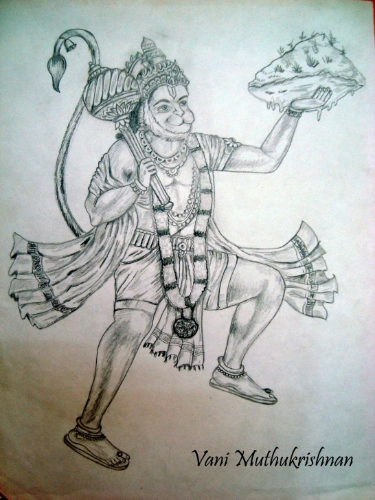 The Best Hanuman Pencil Art Tutorials Hanuman Pencil Sketch Images And Hanuman Pencil Sketch Lord Hanuman Photo
