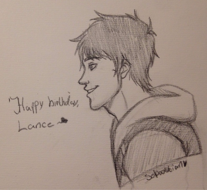 The Best Happy Birthday Pencil Sketch Lessons Happy Birthday, Lance. - Pencil Sketch | Voltron Amino Photo