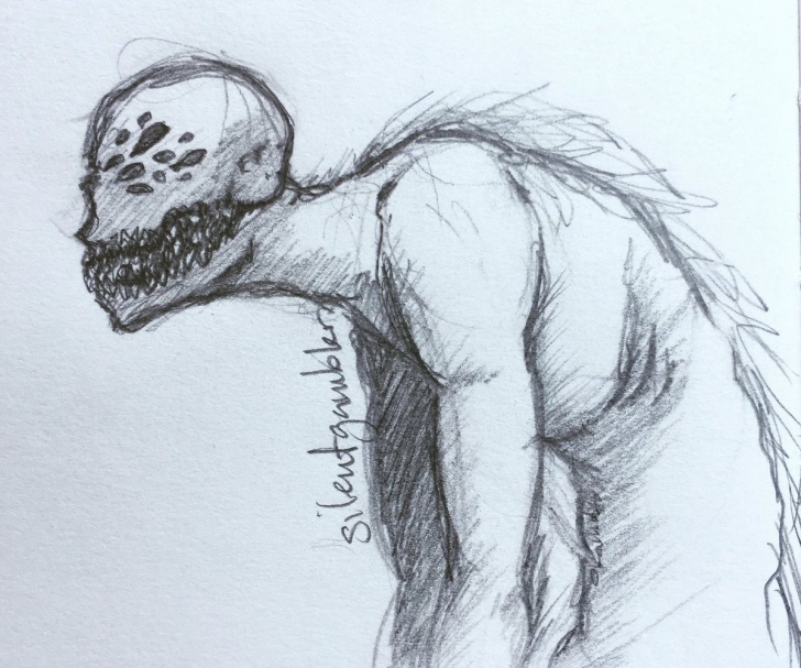 The Best Monster Pencil Drawing Tutorial Silentgambler On Twitter: "#illustration #traditionalillustration Photo