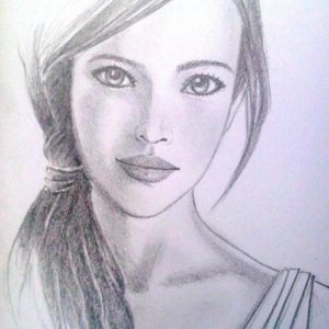 Pencil Drawing For Girl