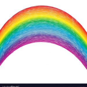 Rainbow Pencil Drawing