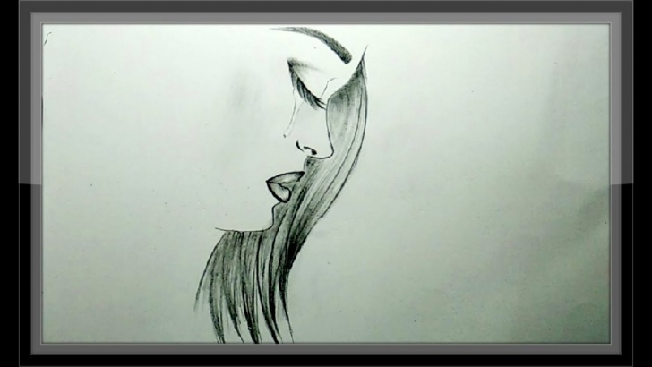 The Best Simple Pencil Sketches Of Girl Techniques Coo;l Pencil Drawing A Beautiful Girl Face Simple & Easy Pic