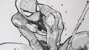 The Best Spiderman Pencil Drawing Courses Drawing Spiderman With 2B Graphite Pencil Picture
