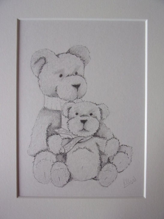 The Best Teddy Bear Pencil Sketch Techniques for Beginners Teddy Bears Pencil Drawing, Teddy Bears Drawing, Pencil Sketch, 10X8  Drawing, Teddy Bears Pictures Images