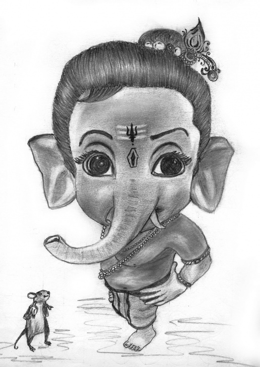 The Best Vinayagar Pencil Sketch Tutorial Free God Ganesh Drawings, Download Free Clip Art, Free Clip Art On Photo