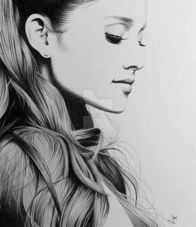 The Complete Ariana Grande Pencil Sketch Tutorials Grande Paintings Search Result At Paintingvalley Images