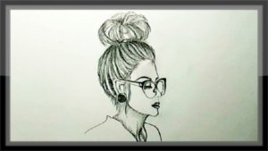 The Complete Cute Pencil Art Techniques Art Tutorials: Pencil Drawing A Cute Girl Step By Step Easy Photos