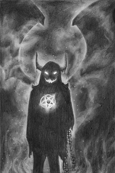 The Complete Demon Pencil Drawing Free Ehizelloween Demon Pencil Drawing Print From Sophie Leigh / Ehizellbob Photos