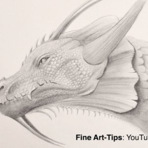 Dragon Pencil Drawing