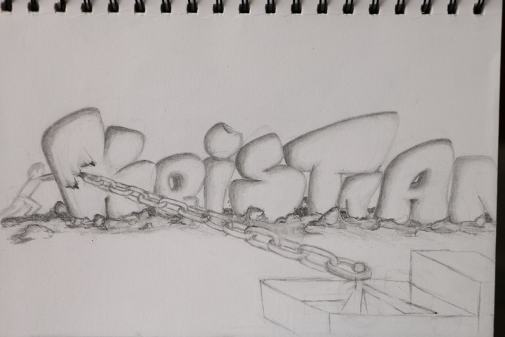 The Complete Graffiti Art Pencil Easy Pencil Graffiti Sketch | Sketchbook Drawing #4 Photos