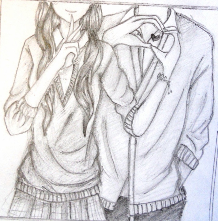 The Complete Love Couple Sketch Drawing Tutorial Pencil Sketches Of Love At Paintingvalley | Explore Collection Images