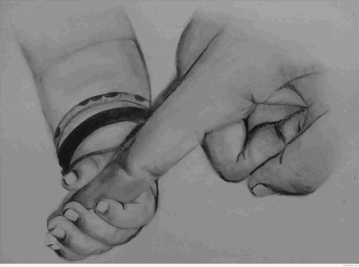 The Complete Simple Pencil Drawings Of Mother And Baby for Beginners Mother And Baby Pencil Art Picture