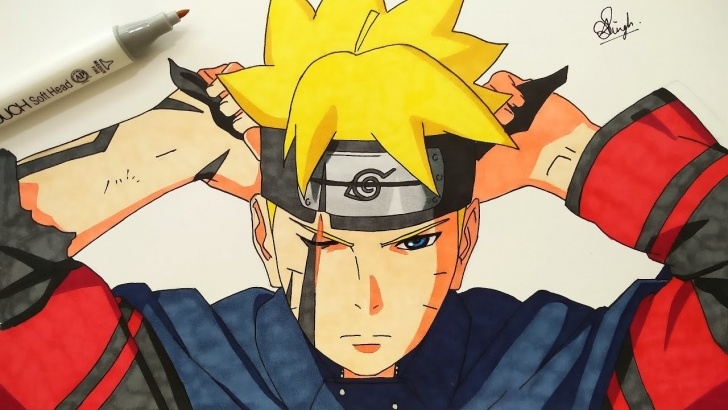 The Most Famous Ayush Pencil Art Step by Step Drawing Boruto (Requested) Picture