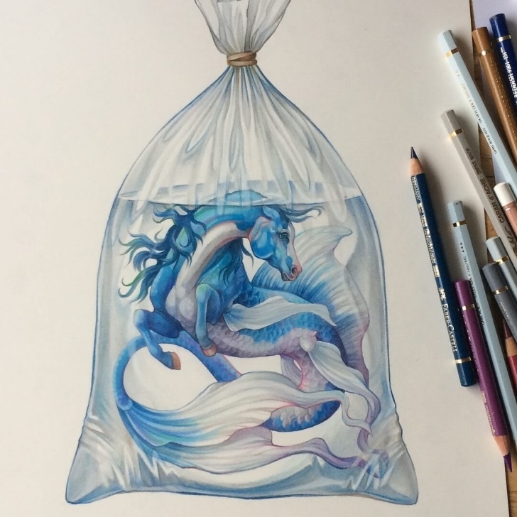 The Most Famous Colored Pencil Animals Techniques for Beginners Design Stack: A Blog About Art, Design And Architecture: Fantasy Image