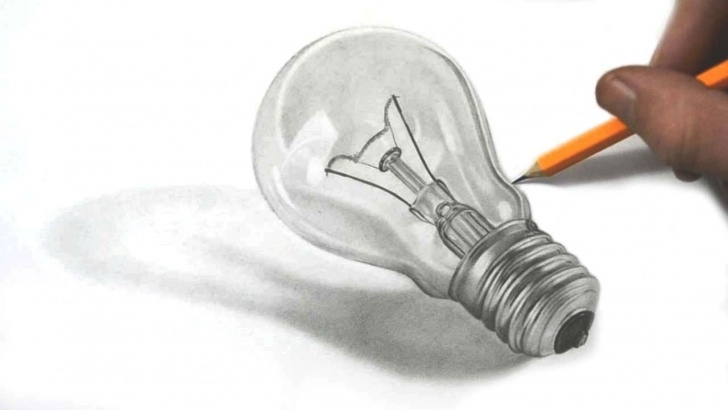 The Most Famous Light Bulb Pencil Drawing Techniques for Beginners Drawing A Realistic Lightbulb In Graphite Pencil Image
