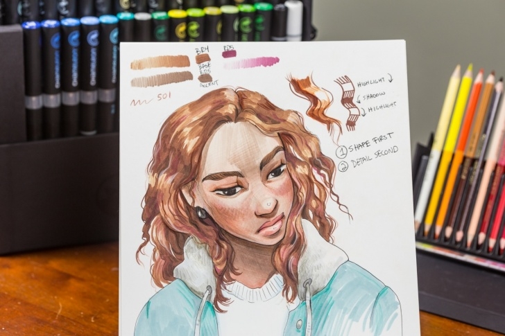 The Most Famous Marker And Colored Pencil Drawing Simple 20 Incredible Artists Get Creative With Chameleon Art Products Photos