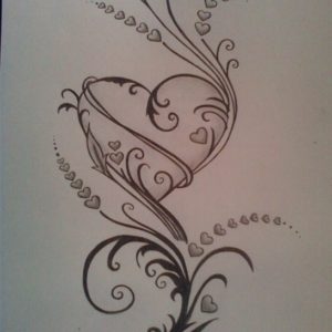 Pencil Drawings Of Love Hearts