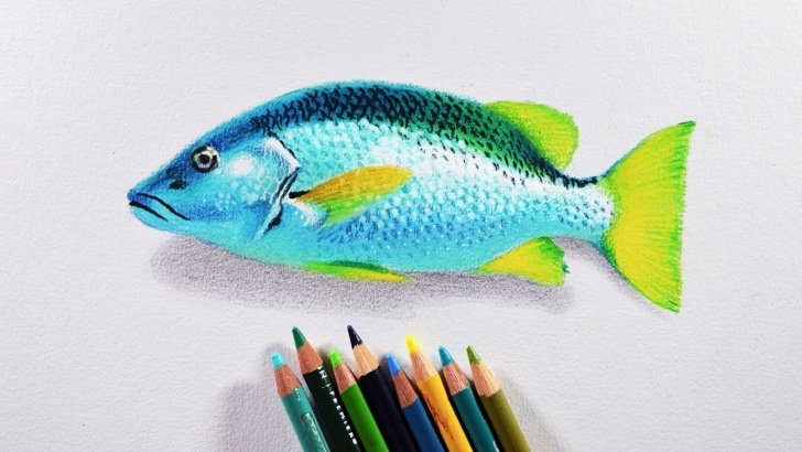 The Most Famous Prismacolor Pencil Drawings Ideas How To Draw A Fish - Prismacolor Colored Pencils Tutorial. Pics